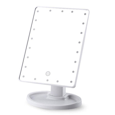 22 LED 10X MAGNIFYING TOUCH SCREEN LIGHT MAKE-UP COSMETIC TABLETOP VANITY MIRROR